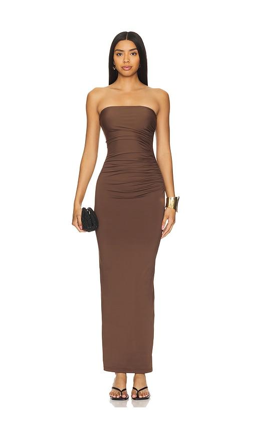 nakedvice the evelyn dress in chocolate. - size m (also in s, xs, l, xl/1x)
