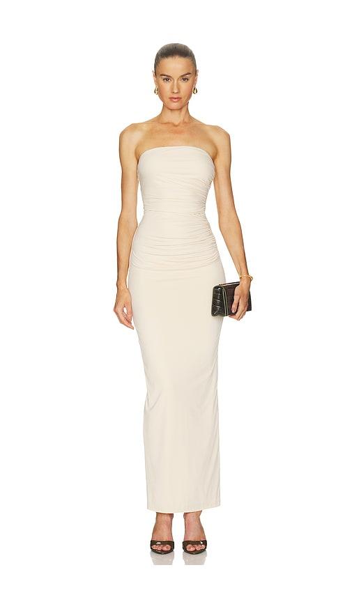 nakedvice the evelyn dress in ivory. - size l (also in xs, s, m)