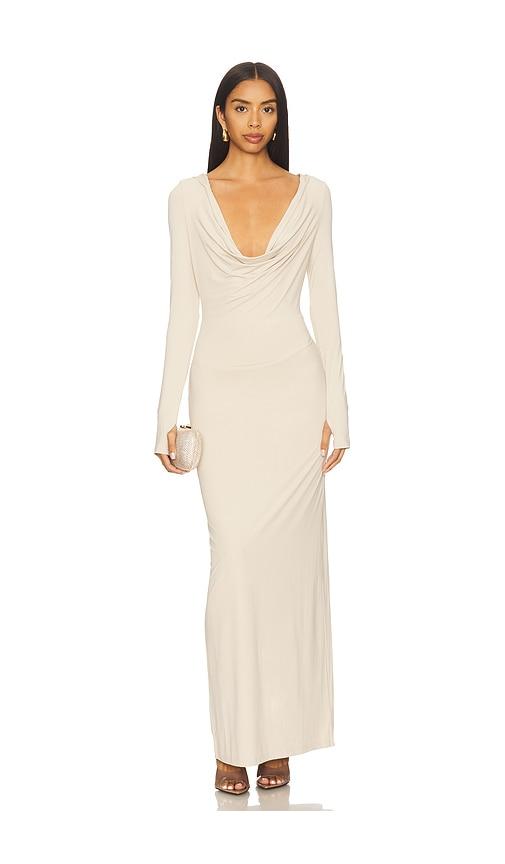 nakedvice the hazel dress in neutral. - size s (also in xs)