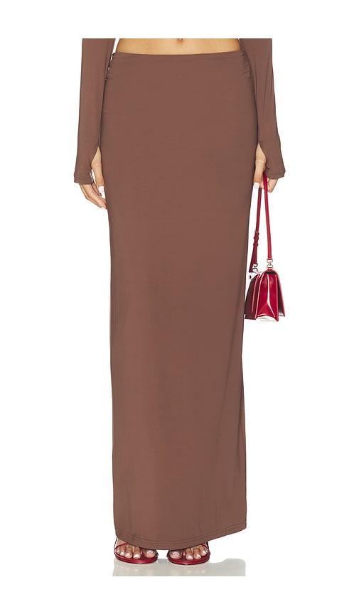 nakedvice the henry skirt in brown. - size m (also in xs, s)