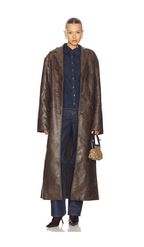 nakedvice the jasper coat in brown. - size m (also in xs, s)