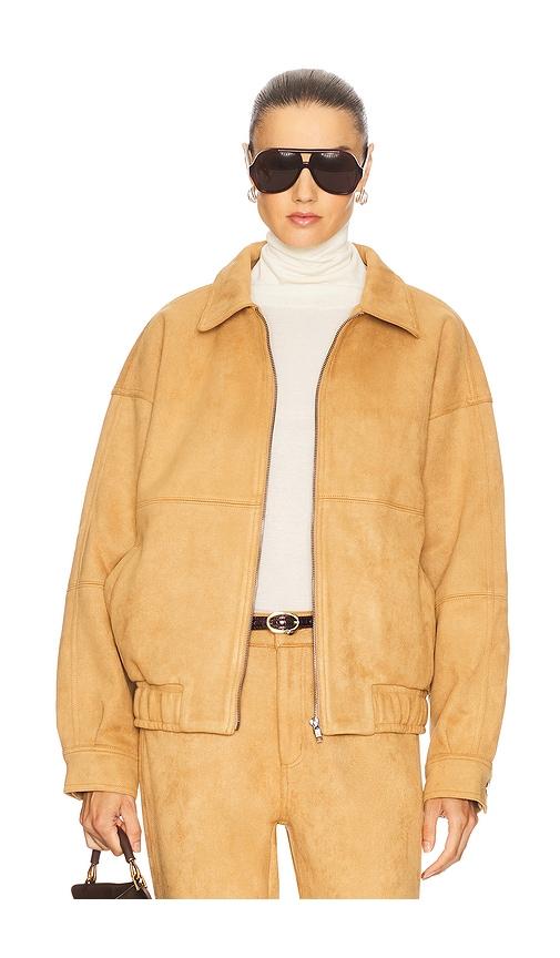 nakedvice the jude bomber jacket in tan. - size l (also in s, xs, m, xl)