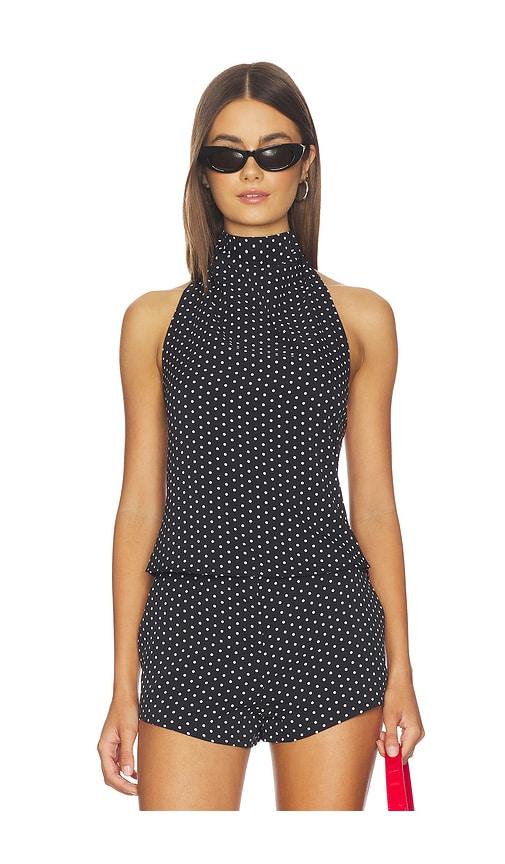 nakedvice the mya spot top in black. - size l (also in m)