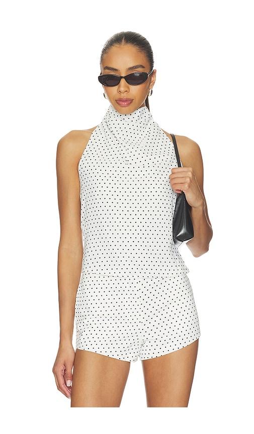 nakedvice the mya spot top in white. - size l (also in xs, s)