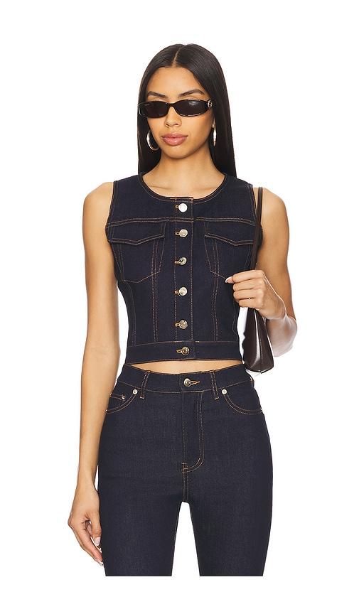 nakedvice the rina vest in blue. - size s (also in xs)