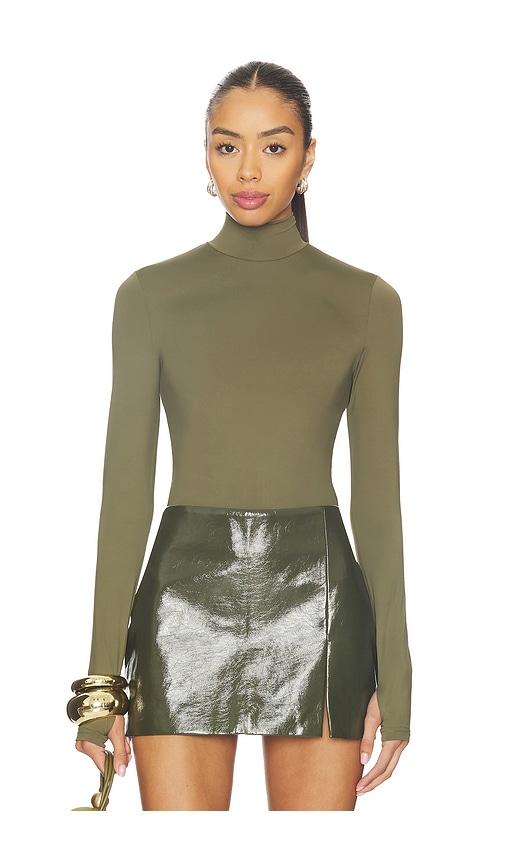 nakedvice x revolve the imogen top in olive. - size s (also in xs)