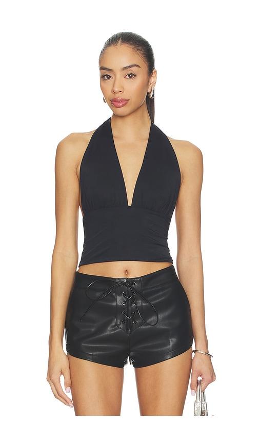 nakedvice x revolve the lumi top in black. - size m (also in xs, s)