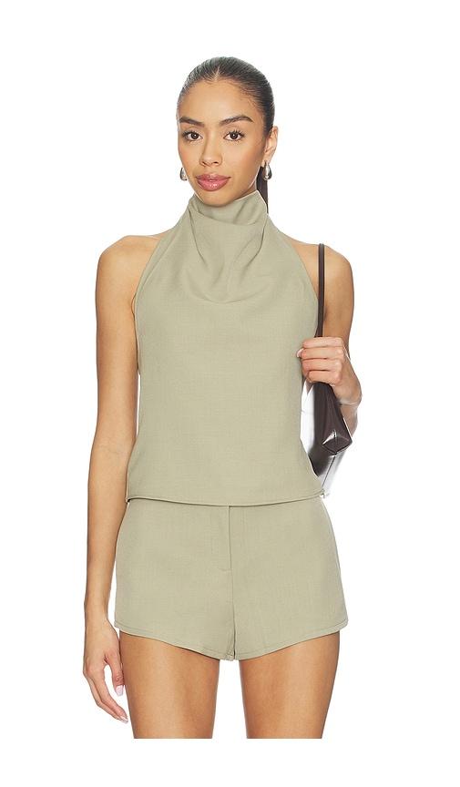 nakedvice x revolve the mya top in sage. - size l (also in xs, s, m, xl)