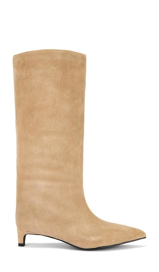 nakedvice x revolve the stacey boot in taupe. - size 7 (also in 8)