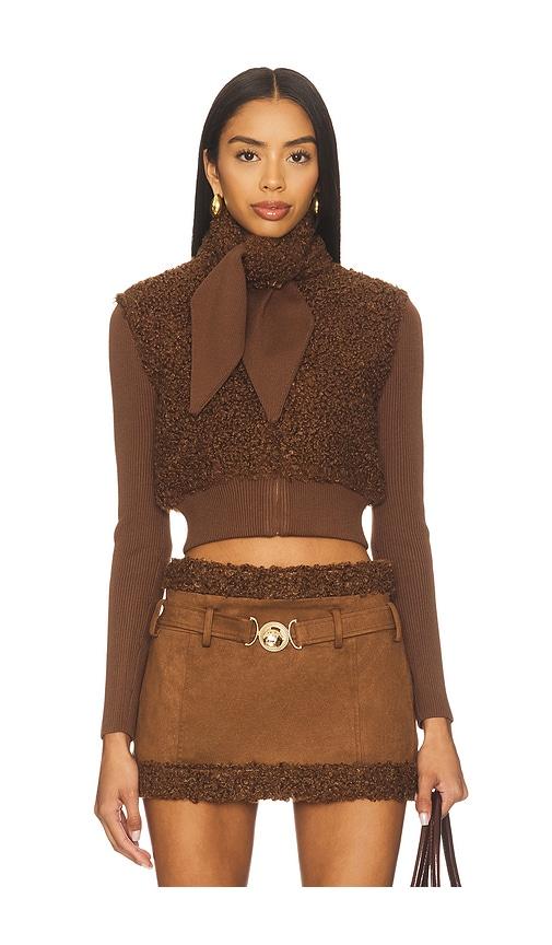 nana jacqueline anne jacket in brown. - size l (also in s)
