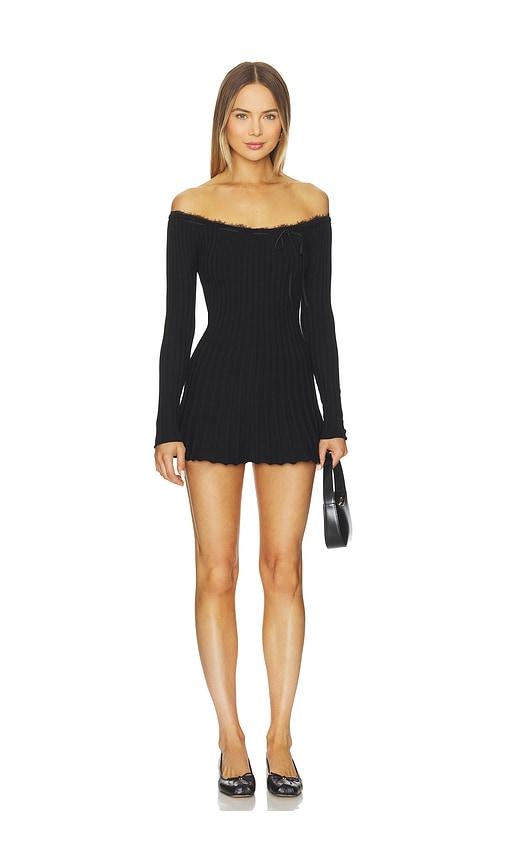 nana jacqueline jenna dress in black. - size l (also in m)