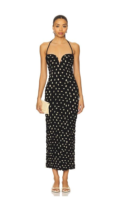 nanushka haylen dresses in black,white. - size m (also in s)