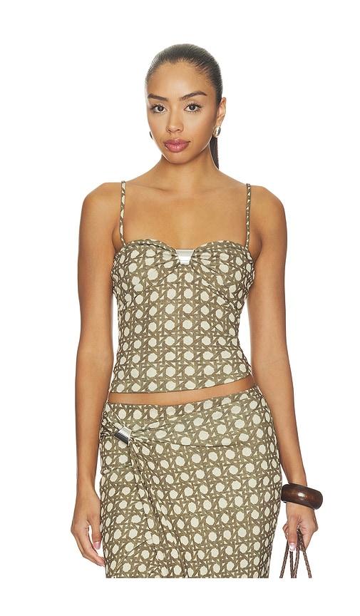 nanushka kauit top in multi. - size l (also in m, s, xs)