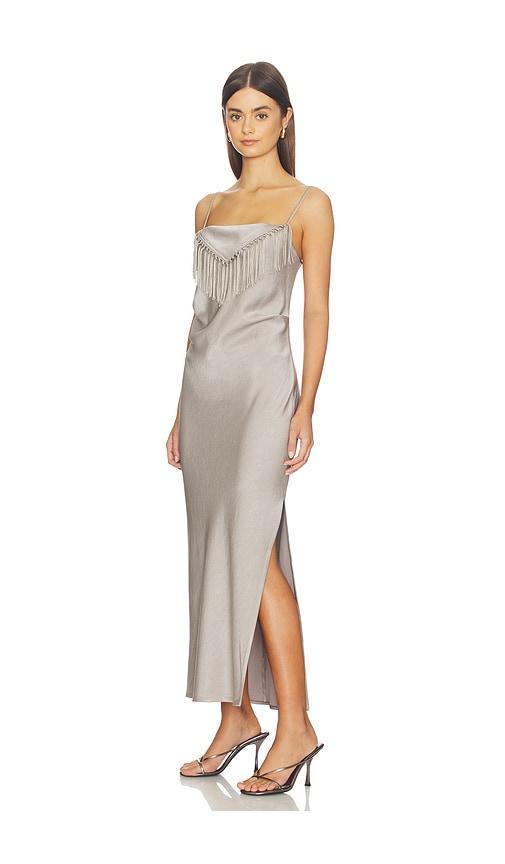 nanushka rachana dress in grey. - size m (also in s)