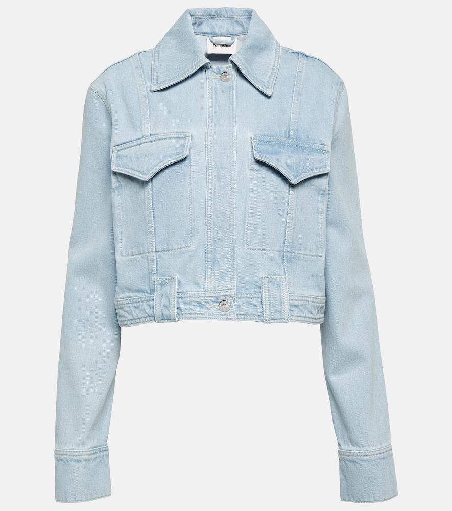 nanushka verena denim jacket