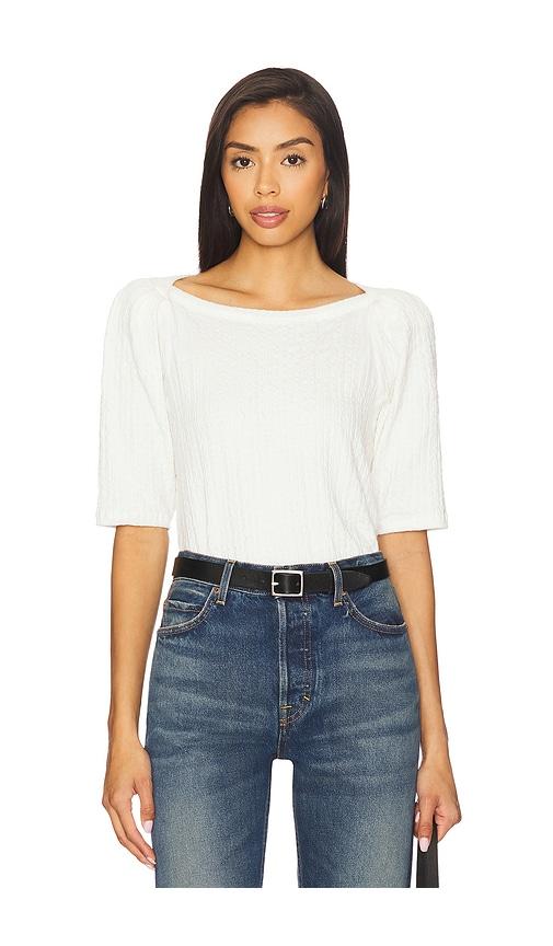 nation los angeles deana envelope shirt in white. - size l (also in xs, s, m)