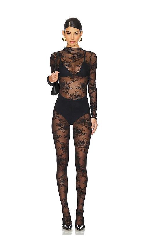 nbd amalia jumpsuit in black. - size m (also in s, xl, xs, xxs)