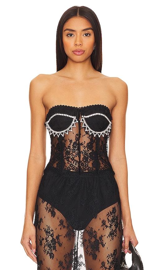 nbd anjali top in black. - size m (also in xl)