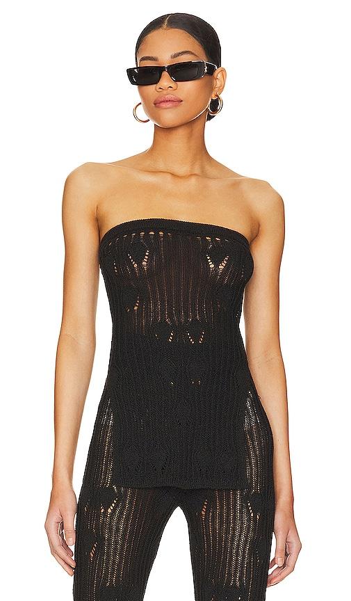 nbd astra tube top in black. - size s (also in xs)