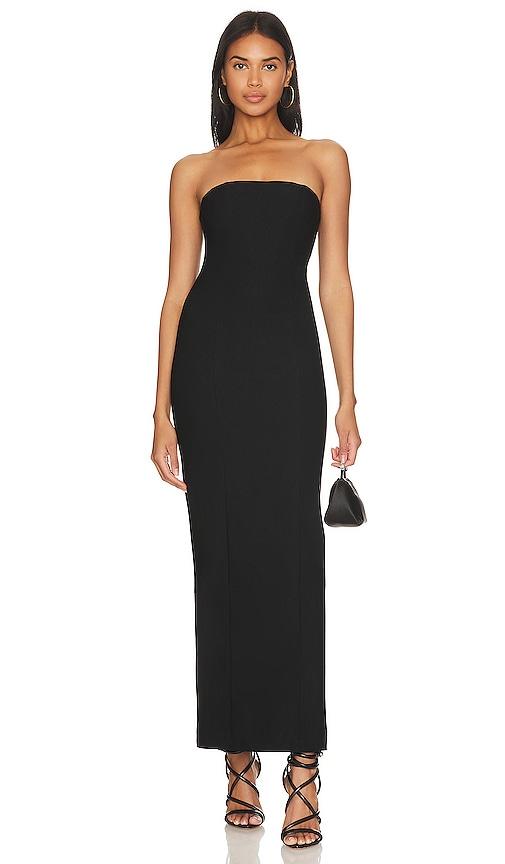 nbd domini maxi dress in black. - size l (also in m)