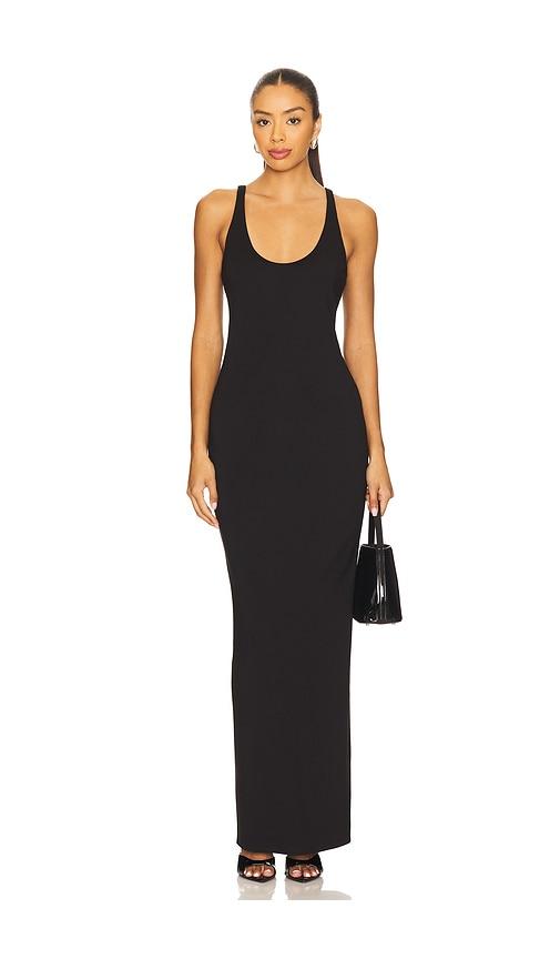 nbd janhvi maxi dress in black. - size l (also in xxs)