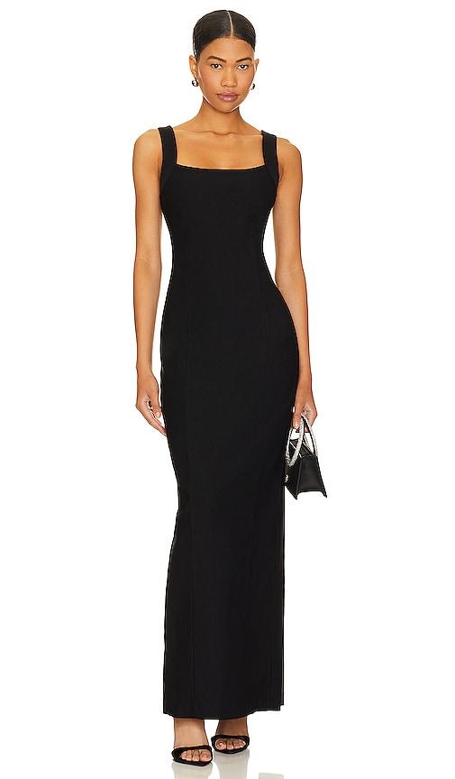 nbd jude maxi dress in black. - size m (also in xxs)