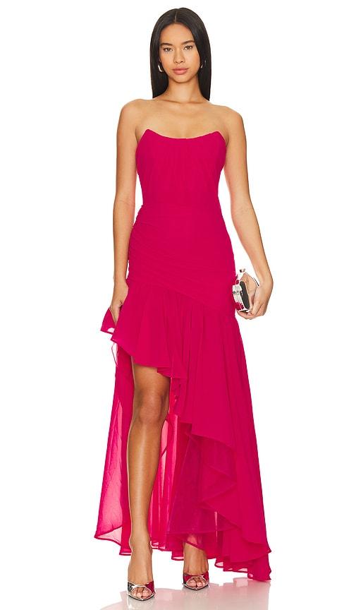 nbd lerry gown in pink. - size s (also in xs)