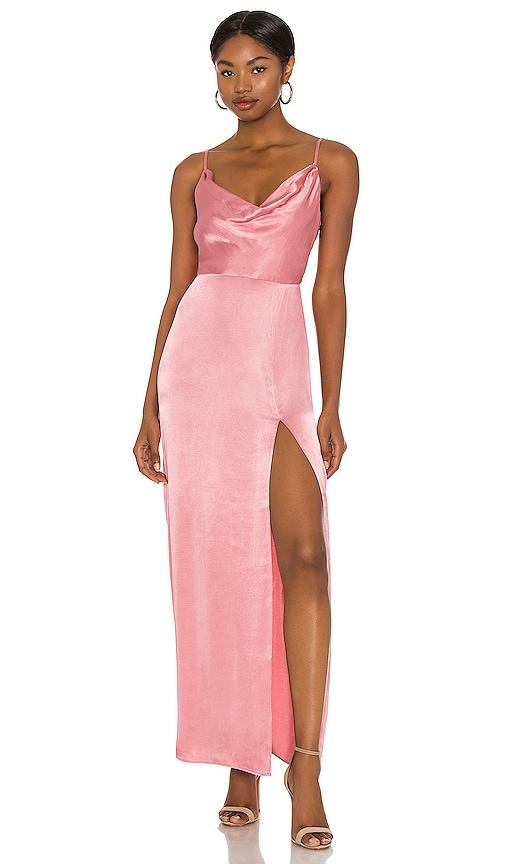 nbd lila gown in rose. - size m (also in s)