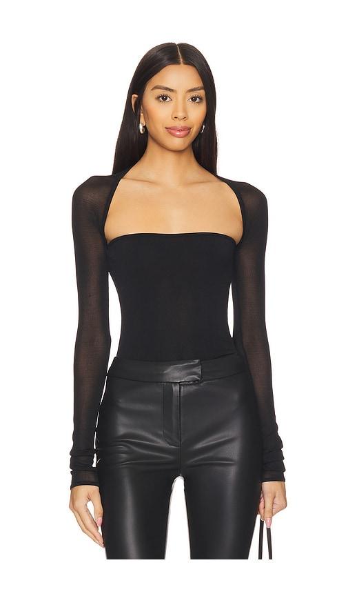 nbd magali top in black. - size l (also in xs, s, m, xxs, xl)