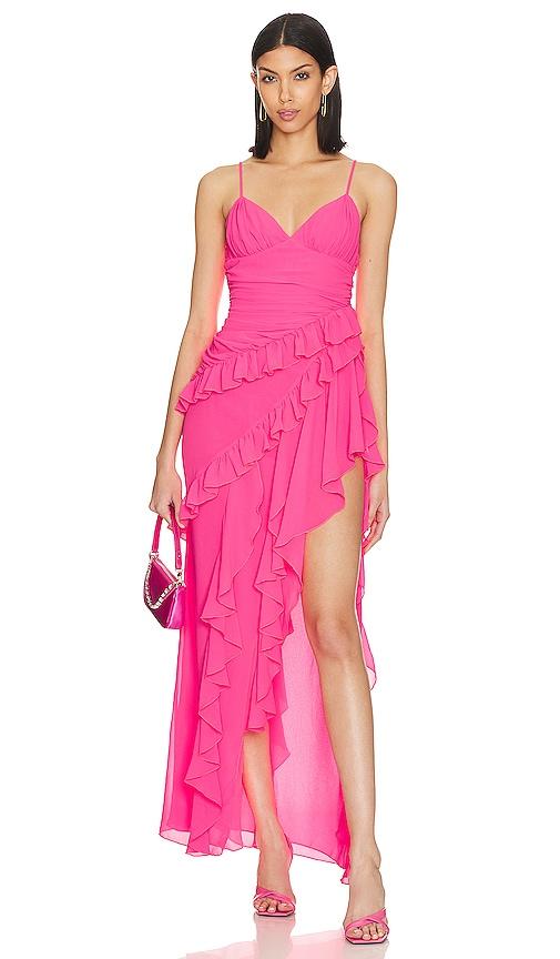 nbd mela gown in pink. - size m (also in s)