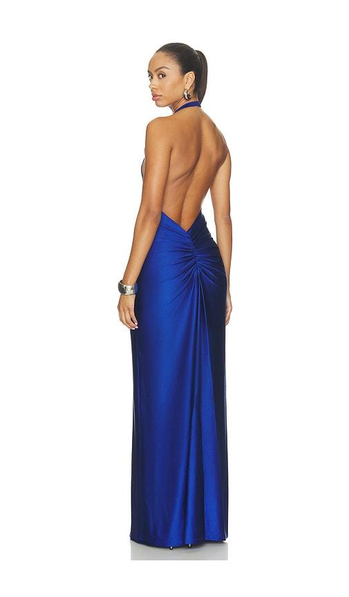 nbd naira gown in blue. - size s (also in xs)