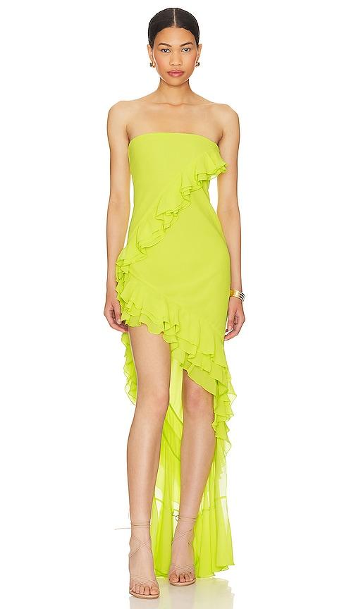 nbd nehna mini dress in green. - size m (also in xs)