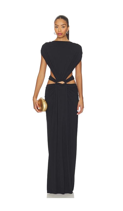 nbd nicolette gown in black. - size m (also in s)