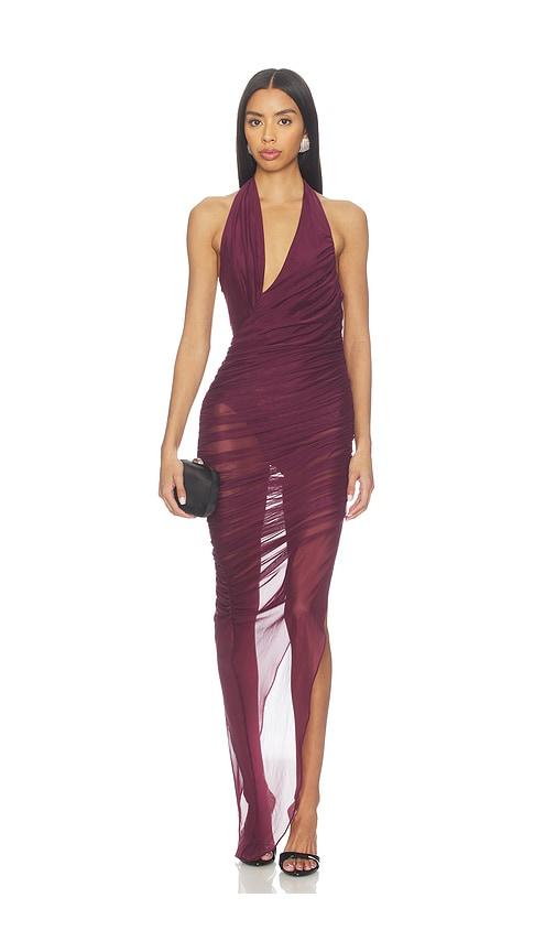 nbd noam maxi dress in purple. - size l (also in xxs, m, xl)