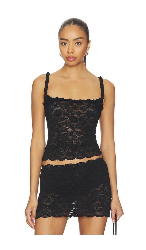 nbd odette top in black. - size l (also in xs, s, m, xl)