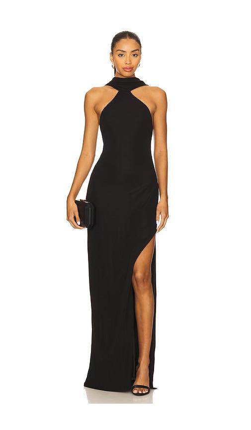 nbd renata gown in black. - size m (also in s)