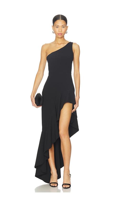 nbd robin gown in black. - size m (also in xs, xxs, s, xl)