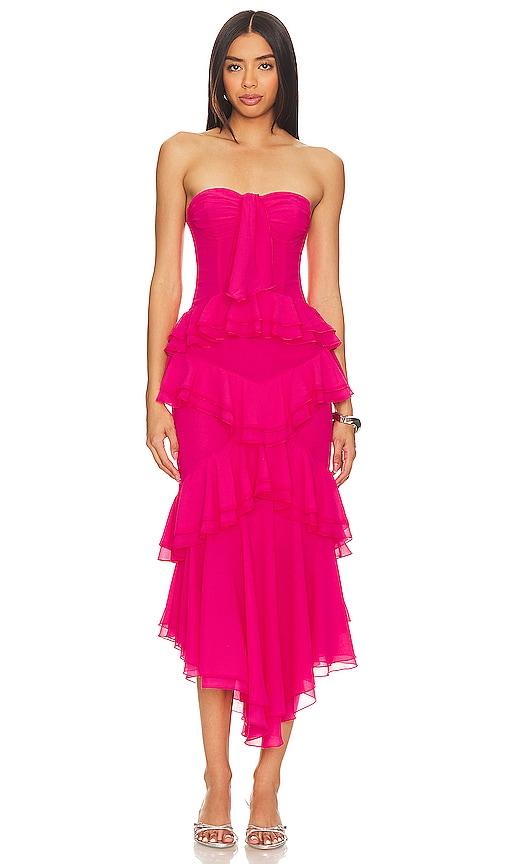 nbd sarita gown in fuchsia. - size s (also in xs)