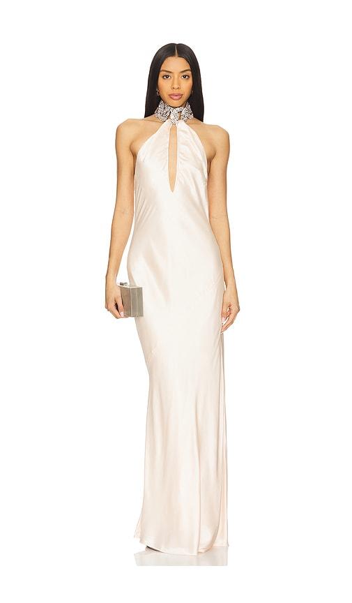 nbd the aerith gown in beige. - size l (also in xl)