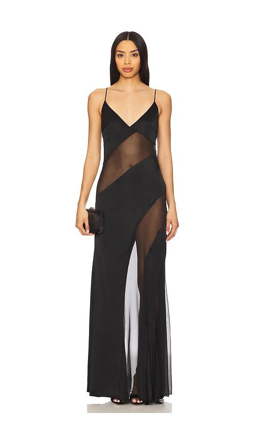 nbd the jaden maxi dress in black. - size l (also in m, xl)