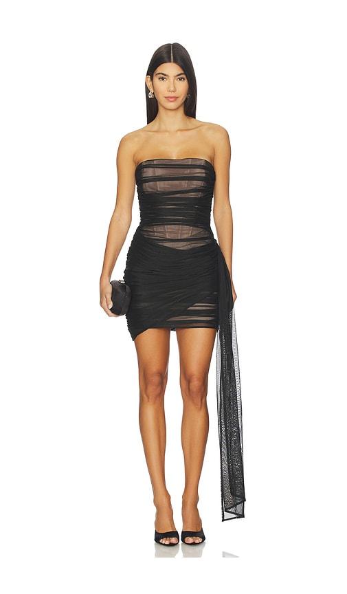 nbd the jai mini dress in black. - size l (also in xxs, xs, s, m)