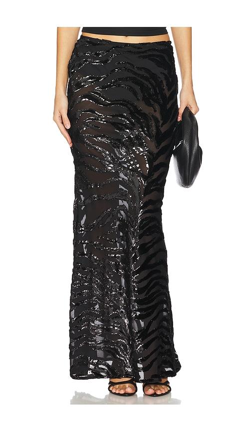 nbd the mira maxi skirt in black. - size xs (also in xxs)