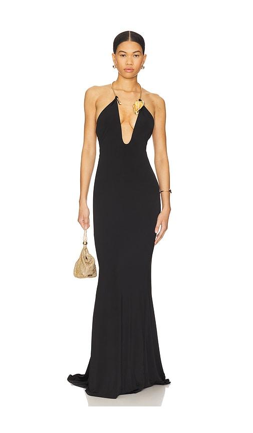 nbd the sansa maxi dress in black. - size l (also in xxs, xs, s, m, xl)