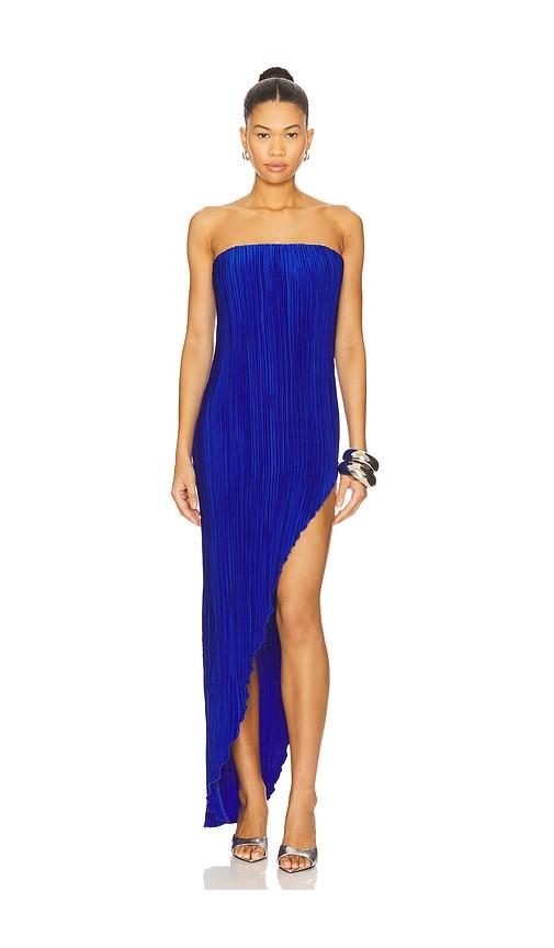 nbd the zaira maxi dress in royal. - size l (also in m, s, xs, xxs)