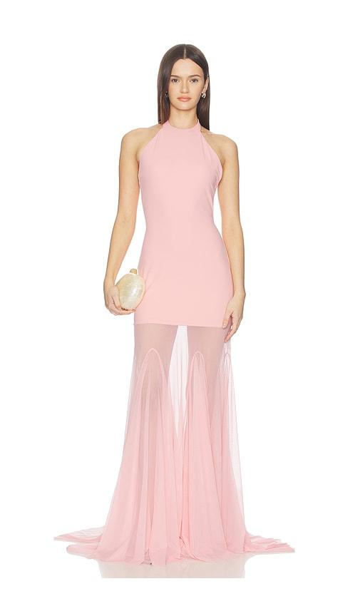 nbd valentina gown in pink. - size l (also in xxs, xs, s, m)