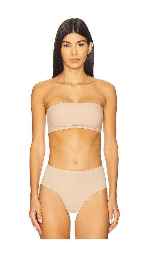 negative underwear base bandeau in beige. - size 0 (also in 4)