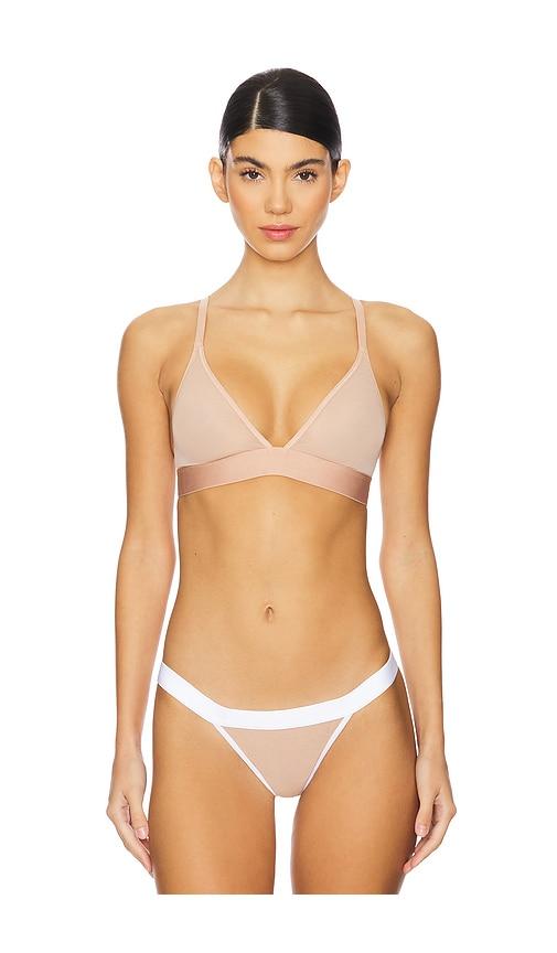 negative underwear sieve triangle bra in beige. - size 1 (also in 2, 3, 4)