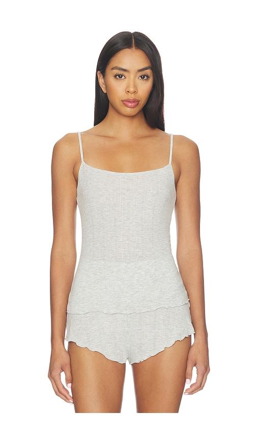 negative underwear whipped cami top in grey. - size l (also in xs, s, m, xl/1x, xxl/2x)