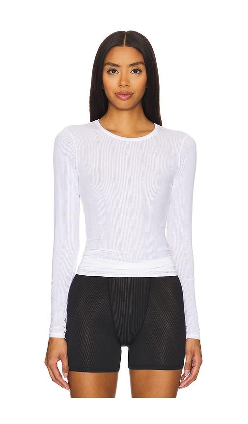 negative underwear whipped long sleeve in white. - size m (also in s)