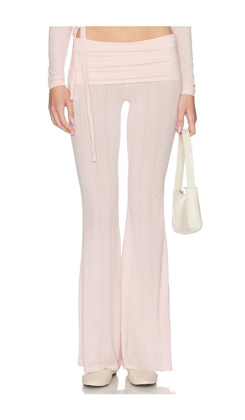 negative underwear whipped roll down pant in pink. - size l (also in xl/1x)
